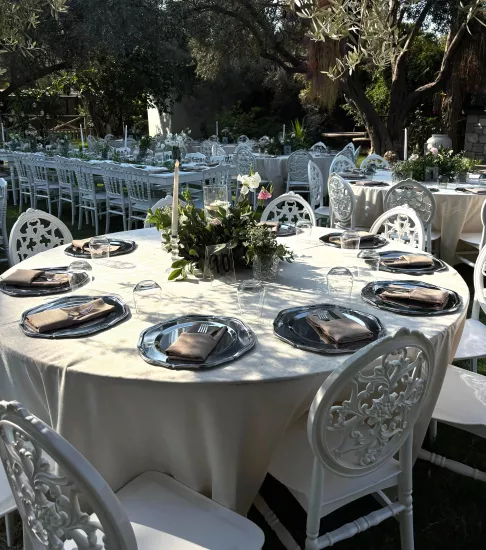 Banket Masa Örtülü